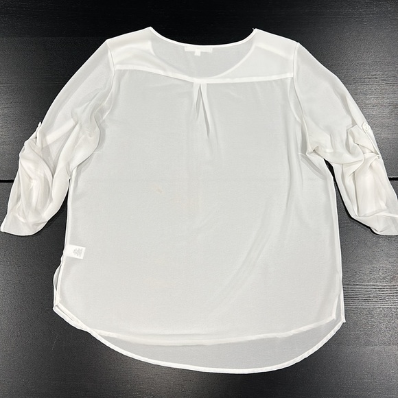 Pleione White Sheer Top - XL - Picture 6 of 14
